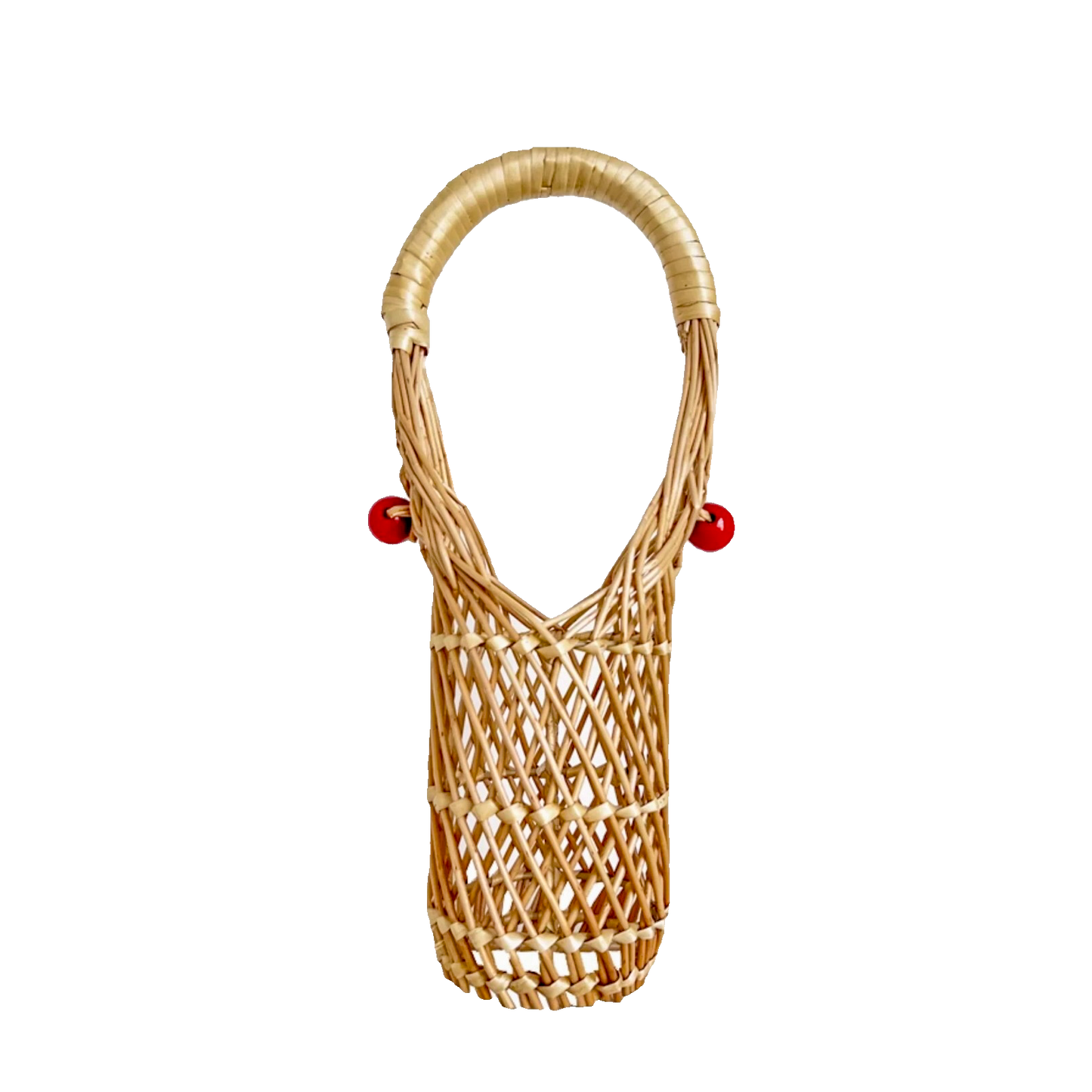 RATTAN WINE BAG