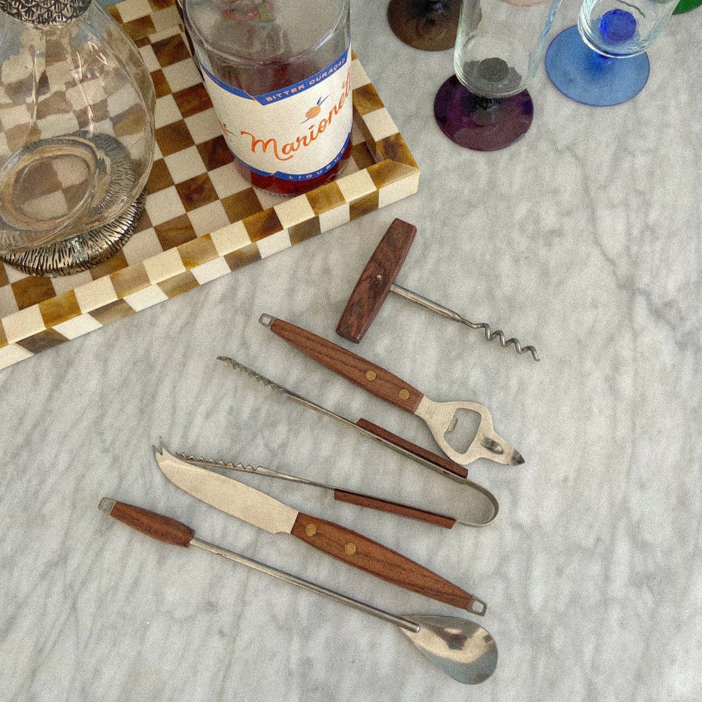 VINTAGE BISTRO STYLE COCKTAIL SET