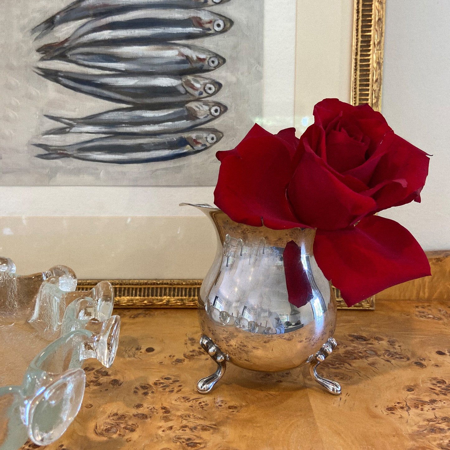 VINTAGE SILVER JUG