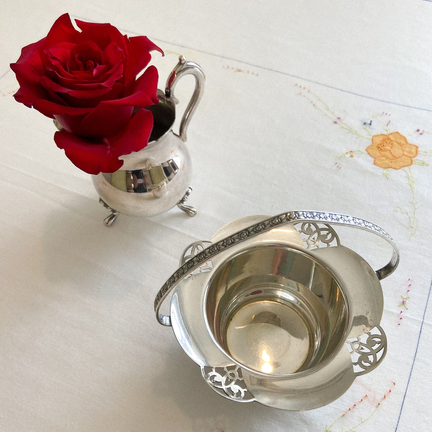 VINTAGE SILVER JUG