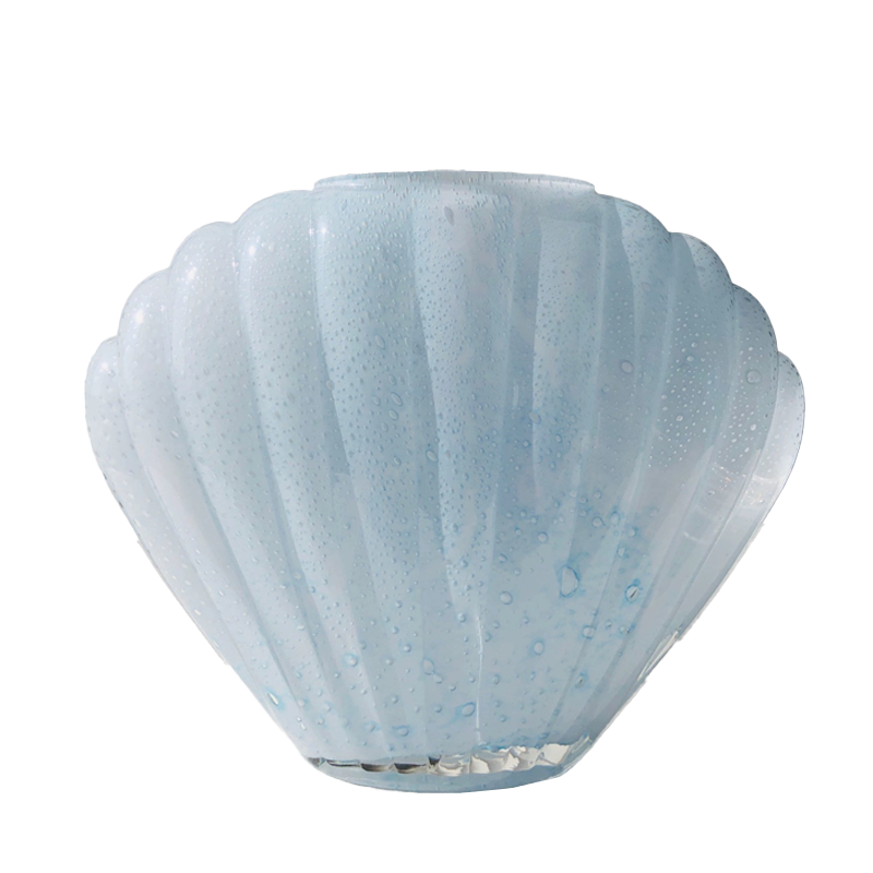 SHELL GLASS VASE