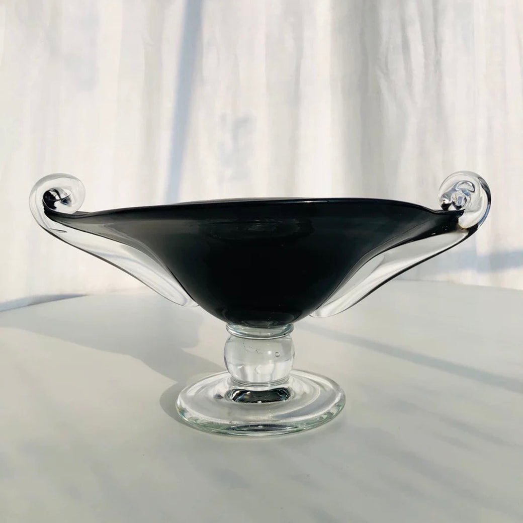FRENCH GLASS FRUIT BOWL