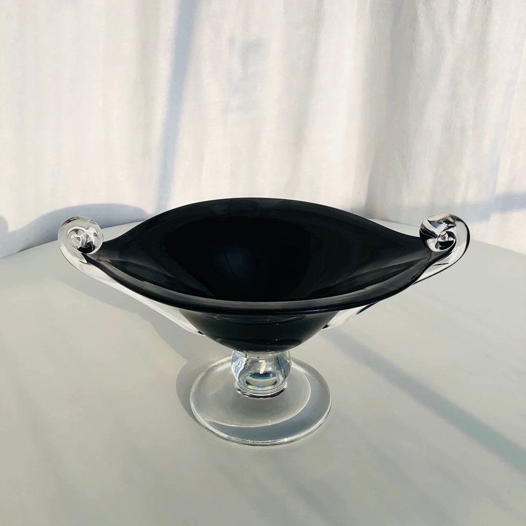 FRENCH GLASS FRUIT BOWL