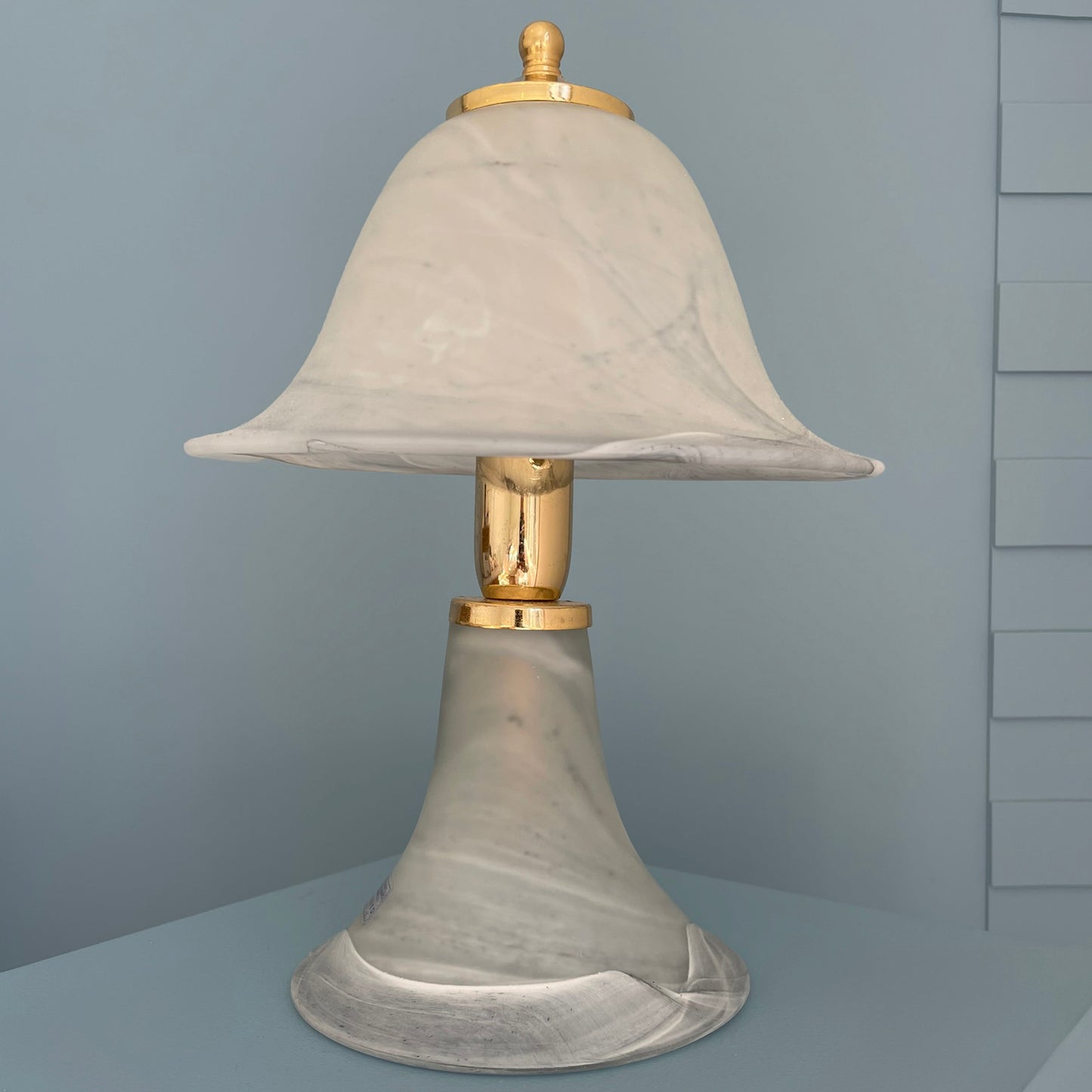 VINTAGE MURANO GLASS MUSHROOM TABLE LAMP