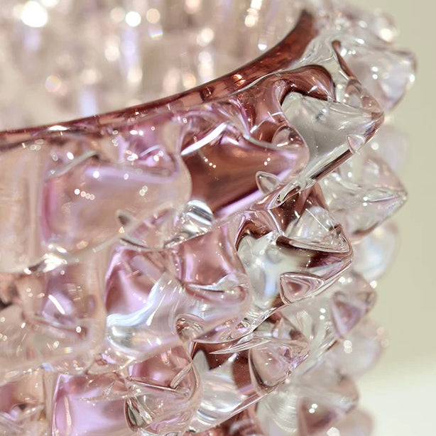 ROSE GLASS - SPIKEY ROSTRATO STYLE VASE - PRE ORDER