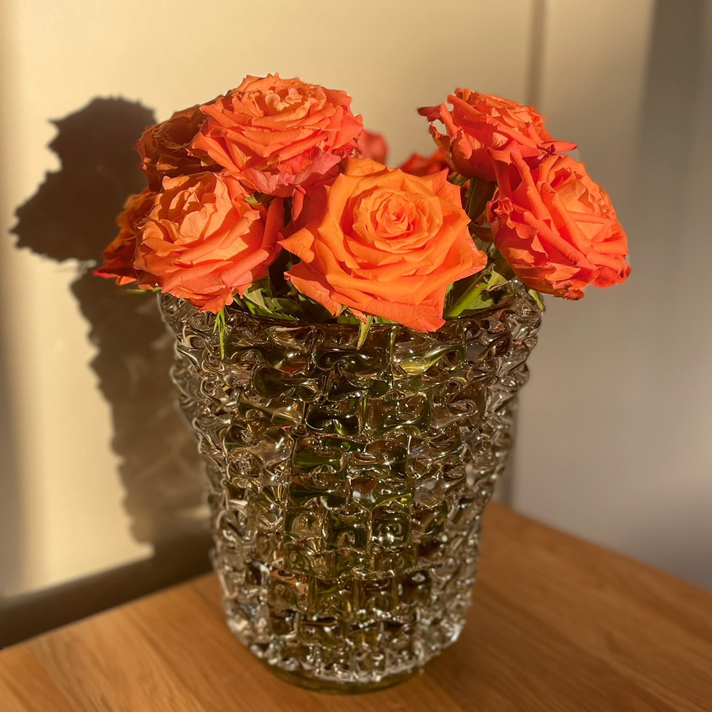 PRE ORDER - SPIKEY ROSTRATO STYLE GLASS VASE