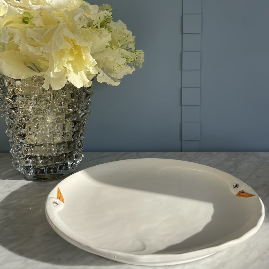 VINTAGE ITALIAN SWAN PLATTER