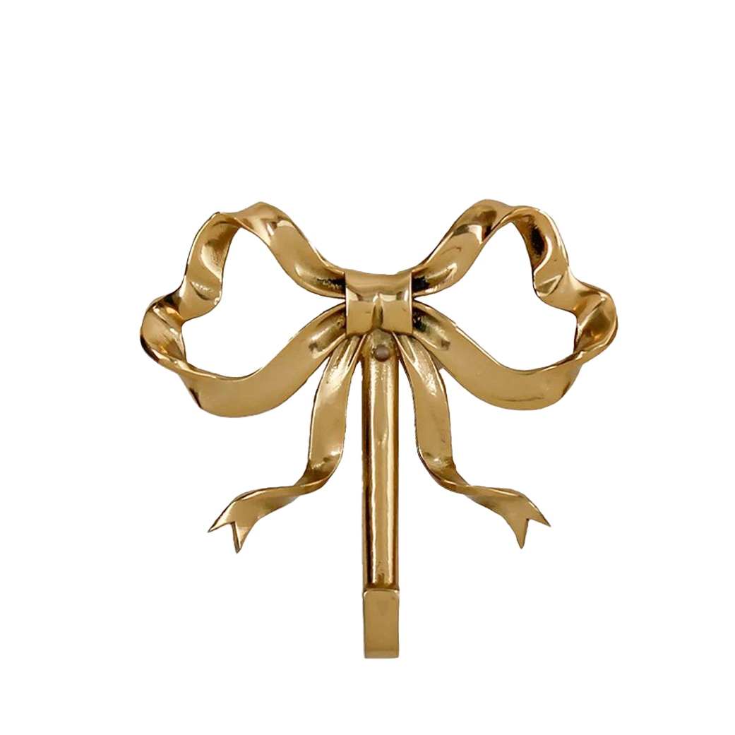 BRASS BOW WALL HOOK