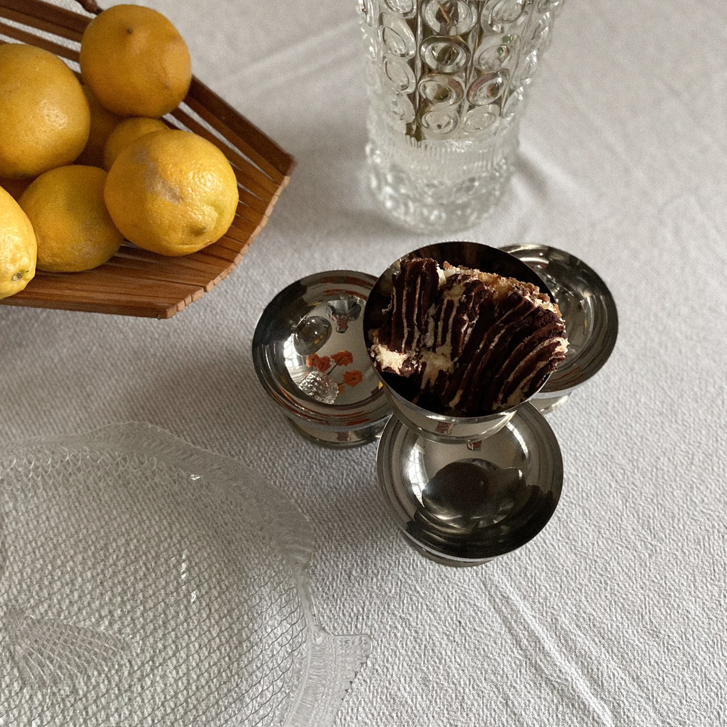 STAINLESS SERVING CUP