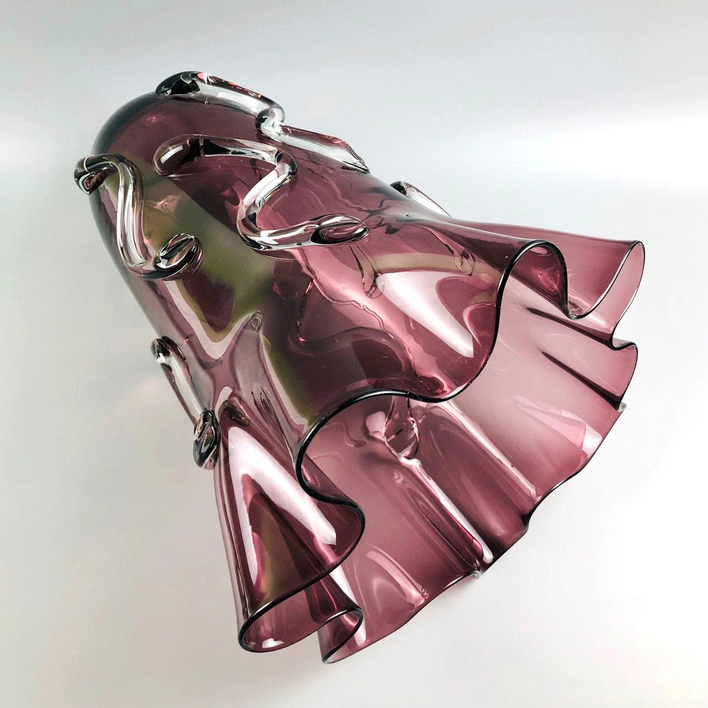 HANDBLOWN ART GLASS VASE