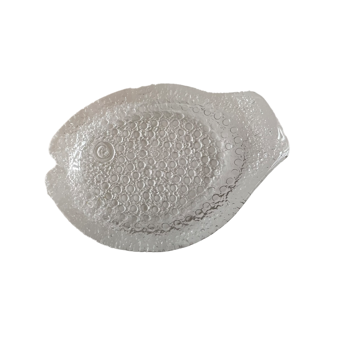 VINTAGE GLASS FISH DISH