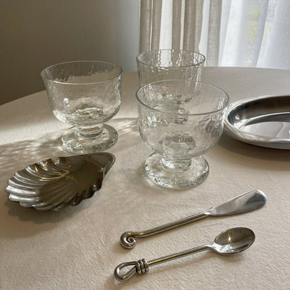 VINTAGE PUKEBERG SWEDEN ART GLASSES – SET OF FOUR