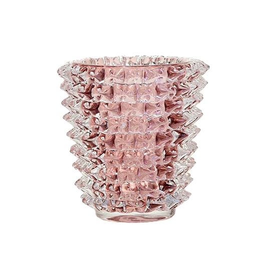 ROSE GLASS - SPIKEY ROSTRATO STYLE VASE - PRE ORDER